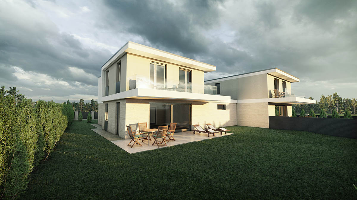 budapesti modern stílusú családi ház